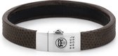 Rebel and Rose Lizzard Smokey Armband RR-L0059-S-L (Lengte: 21 cm)