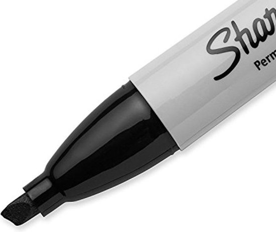 Sharpie Zwarte Permanente Tip Marker - Geschikt voor het van | bol.com