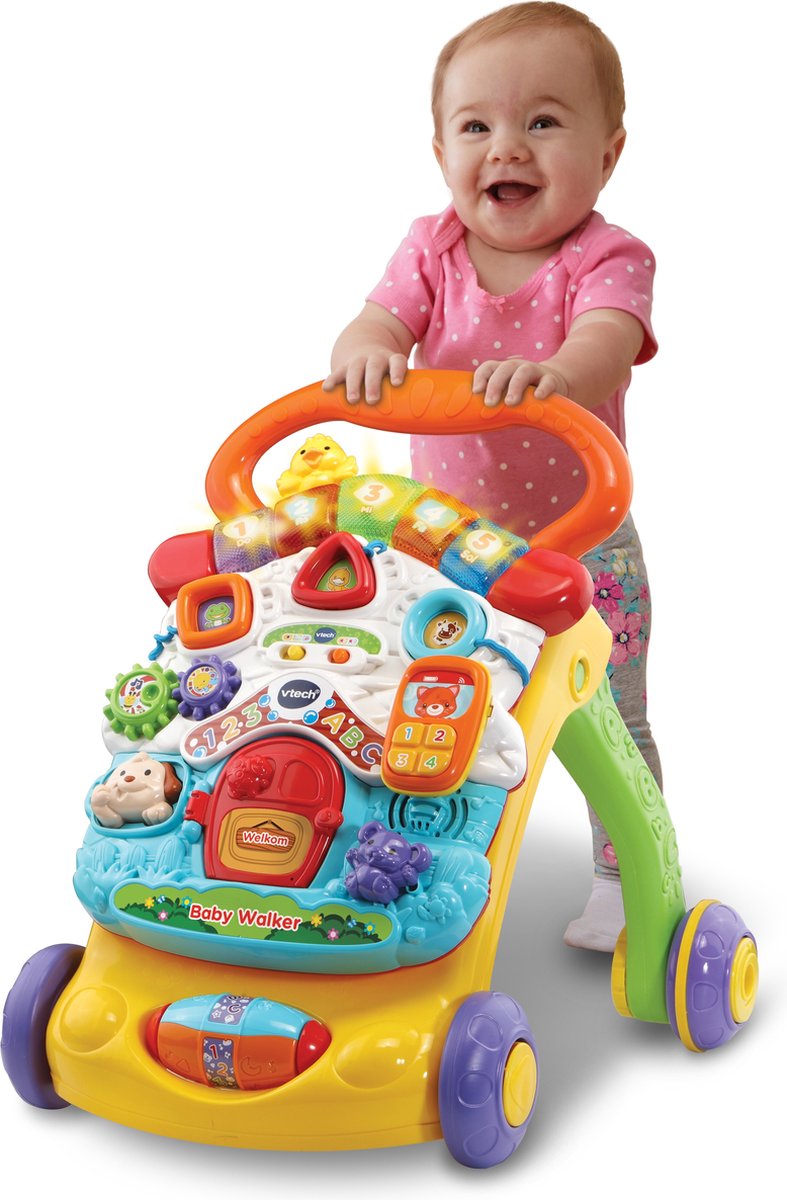 Wrak nauwelijks Schaken VTech 2 in 1 Baby Walker - Educatief Babyspeelgoed - Loopwagen met licht |  bol.com