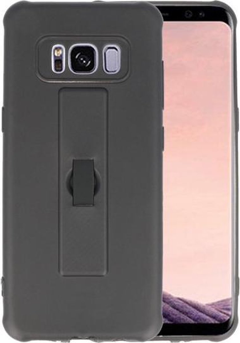 Zwart Carbon serie Zacht Case hoesje voor Samsung Galaxy S8