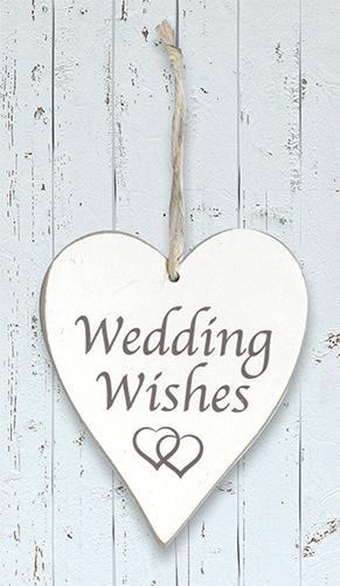 Oaktree - Houten hart Wedding Wishes