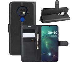 Coque Nokia 6.2 / 7.2 - Book Case - Zwart