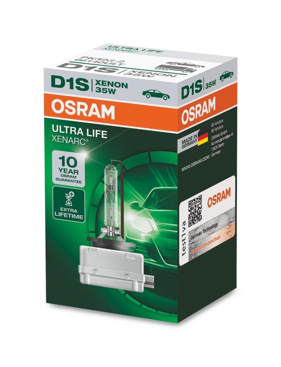 Osram Ultra Life Xenon D1S 1 Lamp