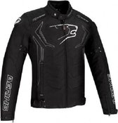Bering Guardian Black White Grey Silver Textile Motorcycle Jacket S