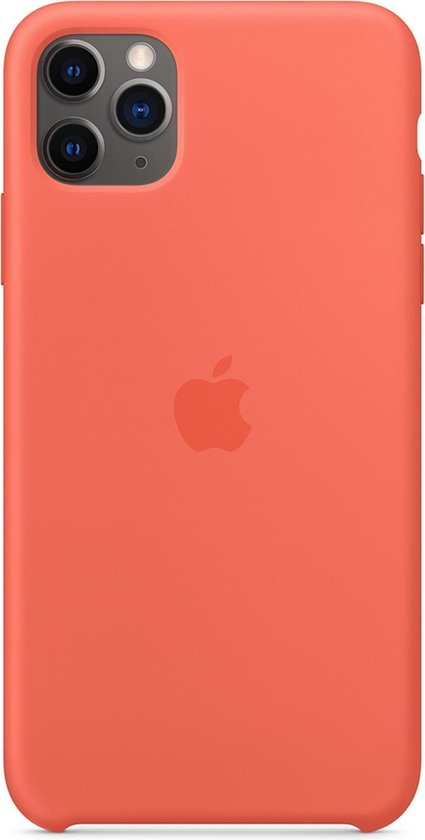 maandag Permanent Concurreren Apple Siliconenhoesje met MagSafe voor iPhone 11 Pro Max - Clementine  Orange | bol.com