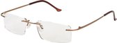 Moses Libri_x Leesbril Modern Bruin Sterkte +1,00