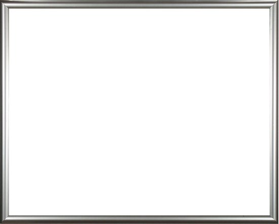 Homedecoration Biggy - Cadre photo - Format photo - 49 x 58 cm - Plastique - Argent