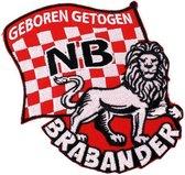 Applicatie Geboren en Getogen Brabander met leeuw vlag