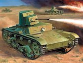 Zvezda - T-26 Flamethrower Tank (Zve6165) - modelbouwsets, hobbybouwspeelgoed voor kinderen, modelverf en accessoires