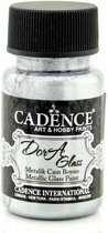 Cadence Dora Glas & Porselein verf Metallic Zilver 01 013 3132 0050  50 ml