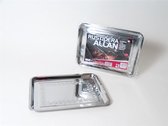 Gerimport Bakplaat Rustidera Allan 40 X 30 Cm Rvs Zilver
