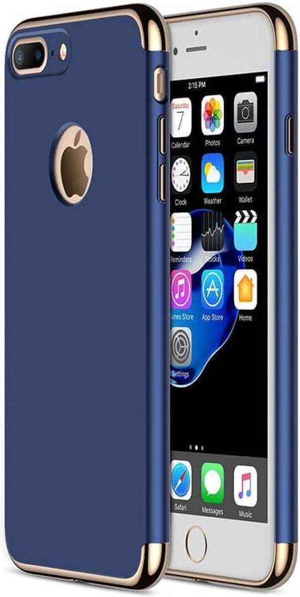 Smartwatch bandje - Apple/Fitbit/Samsung - blauw - luxe ultradun TPU