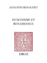 Travaux d'Humanisme et Renaissance - Humanisme et Renaissance