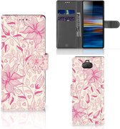 Sony Xperia 10 Hoesje Pink Flowers