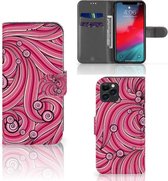 Hoesje Geschikt voor iPhone 11 Pro Swirl Pink