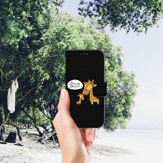 Téléphone Portable Couverture Standing pour Apple iPhone 11 Pro Coque Girafe