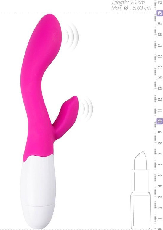 EasyToys - Lily - Vibromasseur Rabbit - Rose