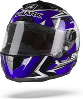 SHARK RACE-R PRO OLIVEIRA 2019 Motorhelm Integraalhelm Zwart Blauw Wit - Maat M