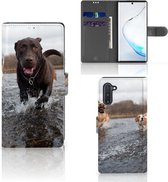 Samsung Galaxy Note 10 Telefoonhoesje met Pasjes Honden Labrador