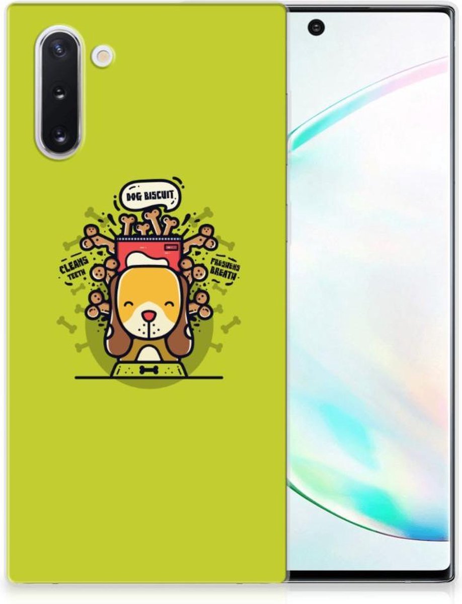 Samsung Galaxy Note 10 Telefoonhoesje met Naam Doggy Biscuit