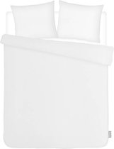 iSeng Uni - Dekbedovertrek - Lits-jumeaux - 240x200/220 cm + 2 kussenslopen 60x70 cm - White