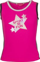 Papillon Tanktop Sport = Fun Meisjes Roze Mt 104