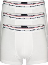 Tommy Hilfiger trunks (3-pack) - heren boxers normale lengte - wit -  Maat: S