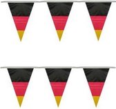 2x Vlaggenlijn Duitsland 10 meter - Duitse vlag - Landen thema versiering