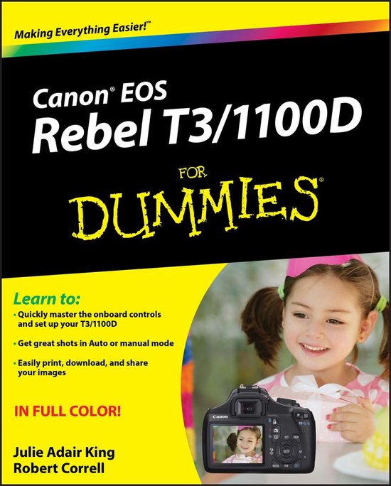 Canon EOS Rebel T3/1100D For Dummies - cover