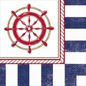 Amscan Anchors Aweight Servetten 25 X 25cm 16 Stuks