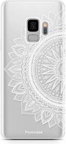 Fooncase Hoesje Geschikt voor Samsung Galaxy S9 - Shockproof Case - Back Cover / Soft Case - Mandala / Ibiza