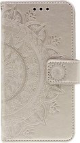 Shop4 - iPhone 11 Pro Max Hoesje - Wallet Case Mandala Patroon Goud