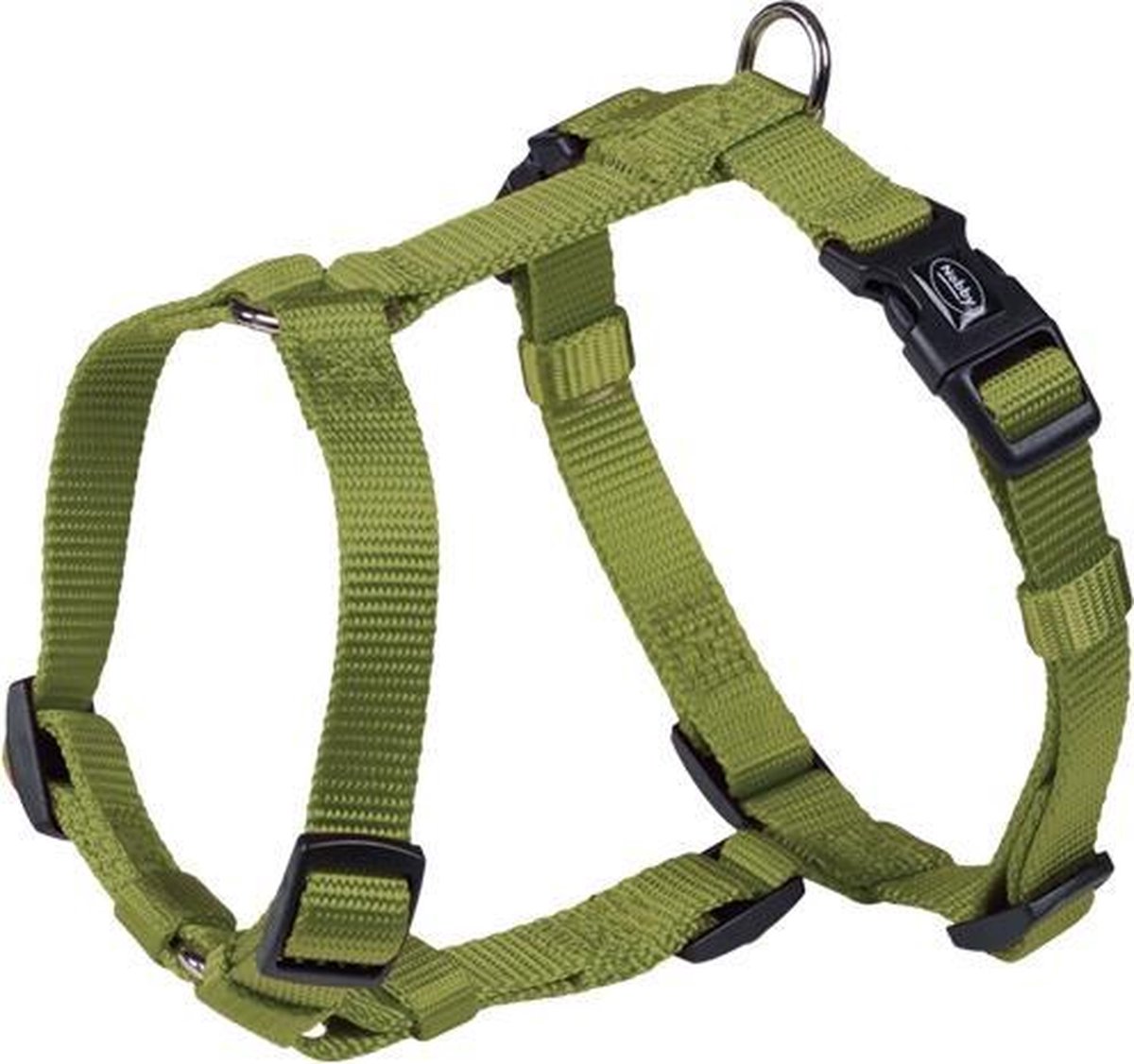 Nobby Classic Hondentuigje / Harnas - Nylon - Lime - XXS - Borstomtrek: 14 - 20 cm (GELIEVE ALVORENS BESTELLEN OPMETEN)