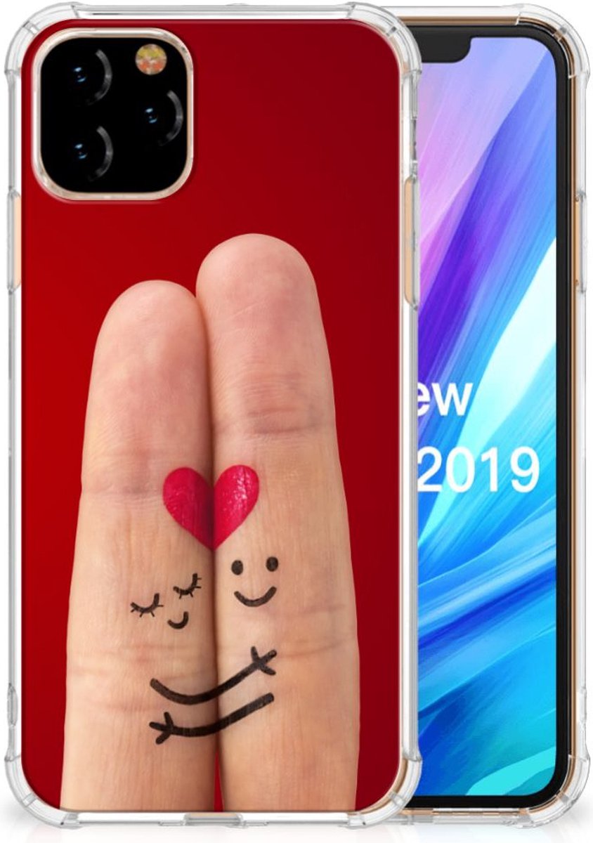 Apple iPhone 11 Pro Anti Shock Bumper Case Liefde - Origineel Romantisch Cadeau