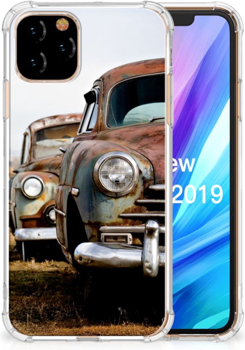 Apple iPhone 11 Pro Anti-shock Hoesje met foto Vintage Auto