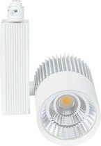 LED COB Railverlichting 24W 6000k Wit 3-wire