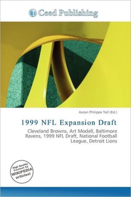 1999 NFL Expansion Draft 9786136767512 Boeken