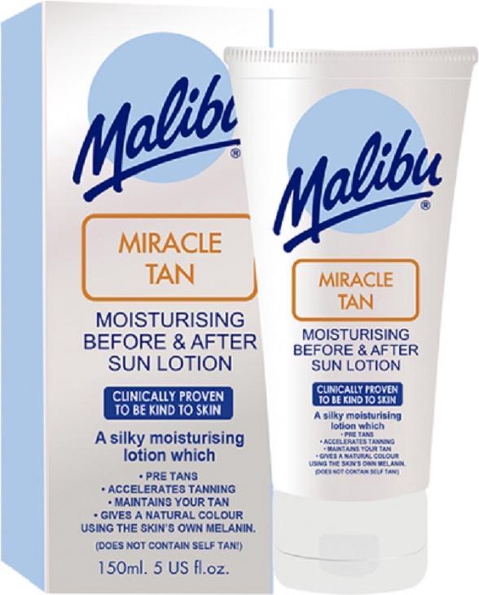 Goedkoopste Malibu Miracle Tan Moisturizing Before & Aftersun Lotion - 150 ml