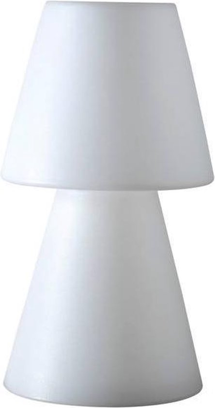 bol.com | NewGarden Lola 30 LED buitenverlichting staande lamp wit  kunststof 30cm