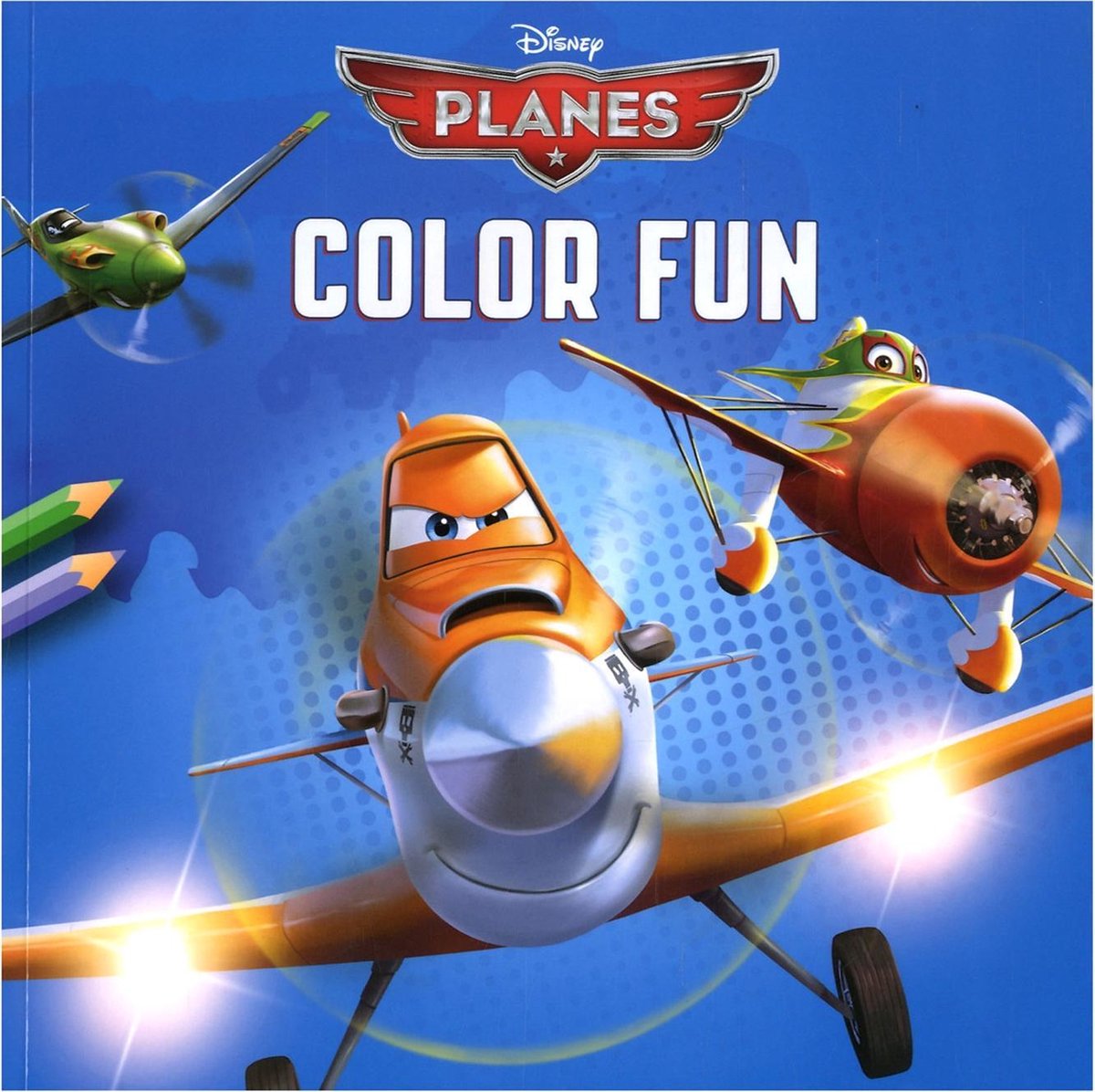 Planes Kleurboek - Disney kleurplaten van Dusty en Planes helden - 36 pagina's