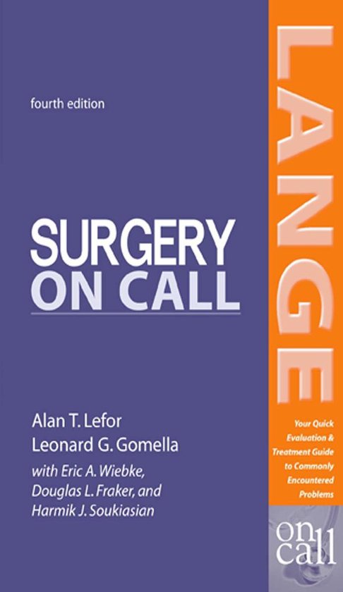 Surgery on Call, Fourth Edition - cover