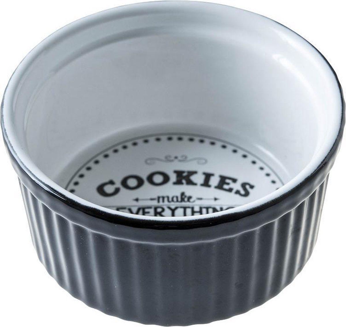 Dutch Rose Zwart/Wit Ramekin Cookies Ø9cm
