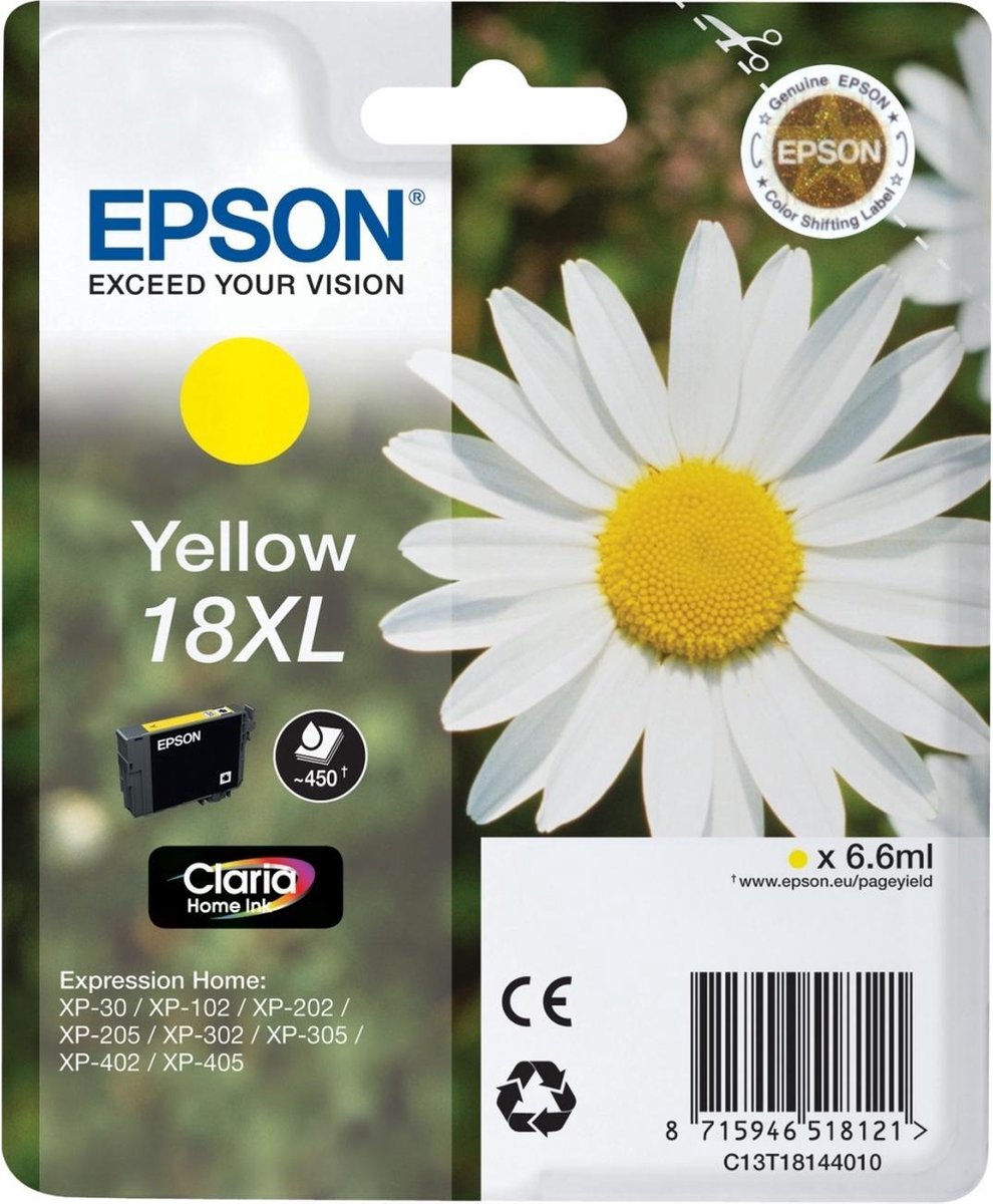 Ink Cart/18XL Ser Daisy Yellow in RS