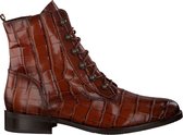 Gabor Dames Veterboots 745 - Cognac - Maat 40