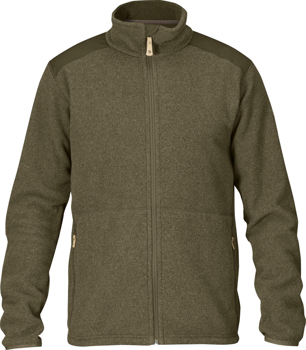 Fjallraven Sten Fleece Vest Heren Dark Olijf
