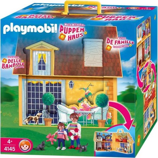 Playmobil Poppenhuiskoffer - 4145 | bol.com