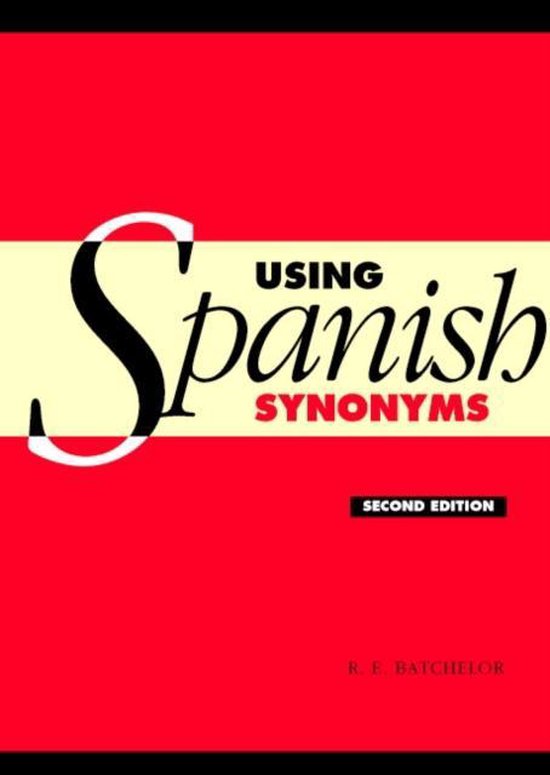 Using Spanish Synonyms - cover
