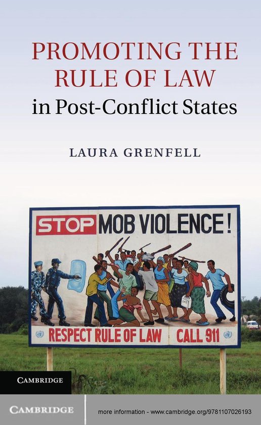Promoting the Rule of Law in Post-Conflict States - cover