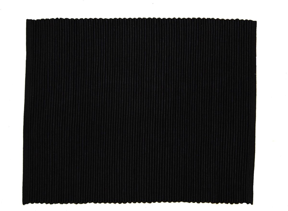 PointVirgule Placemats Katoen Zwart 35 x 45cm