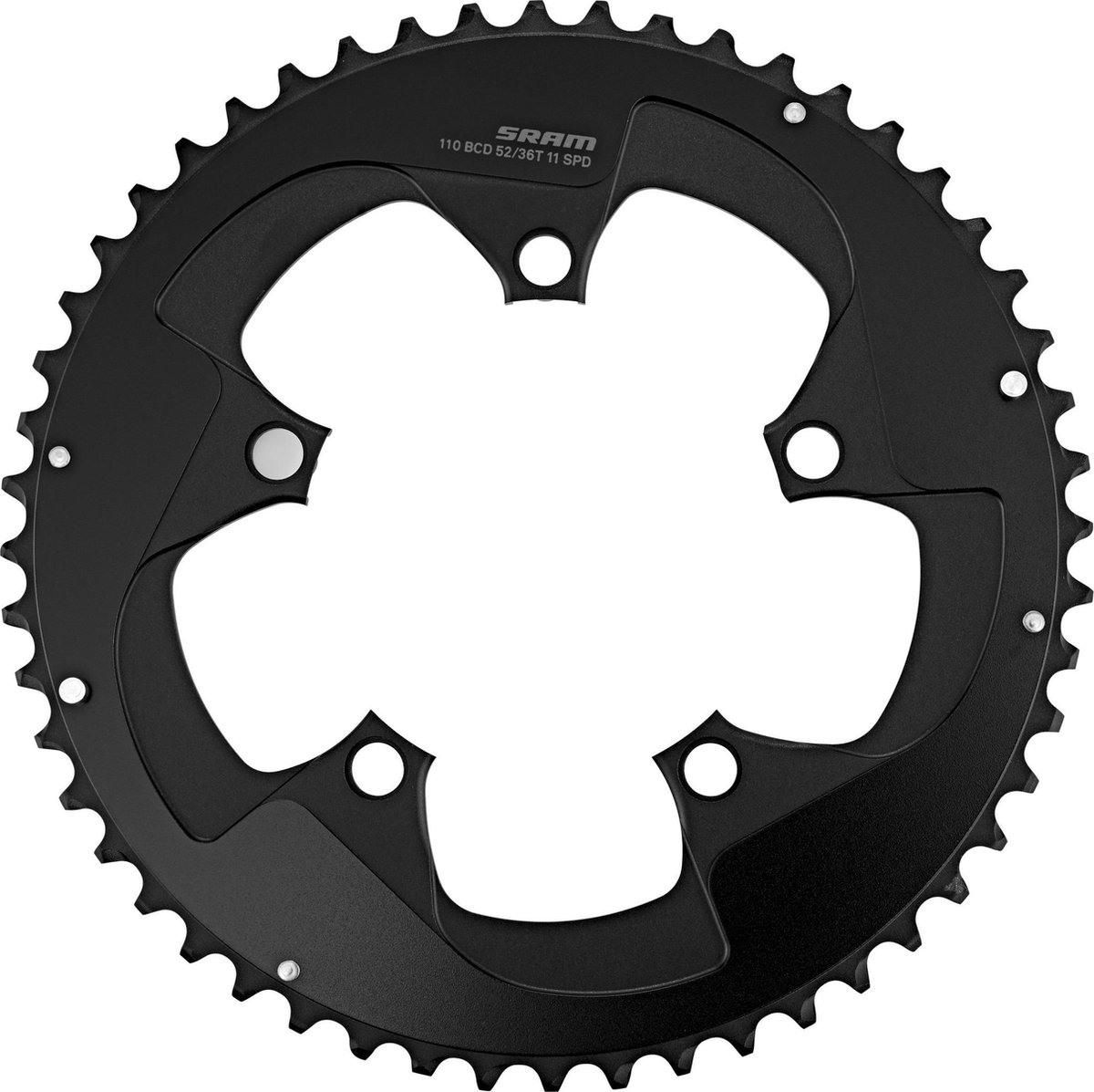 SRAM B2 X-Glide 2-Pin Kettingblad 11-speed, 110mm, zwart Uitvoering 50T